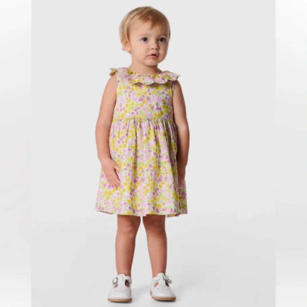 Jacadi Liberty Fabric Floral Kids Dress
